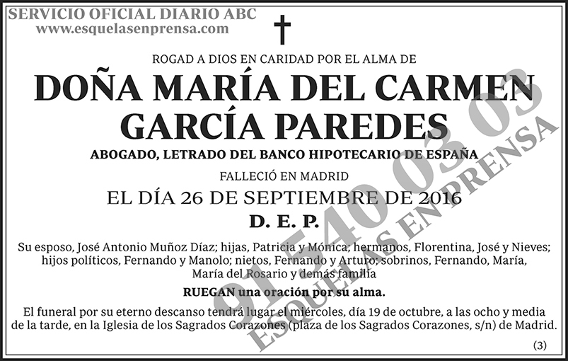 María del Carmen García Paredes